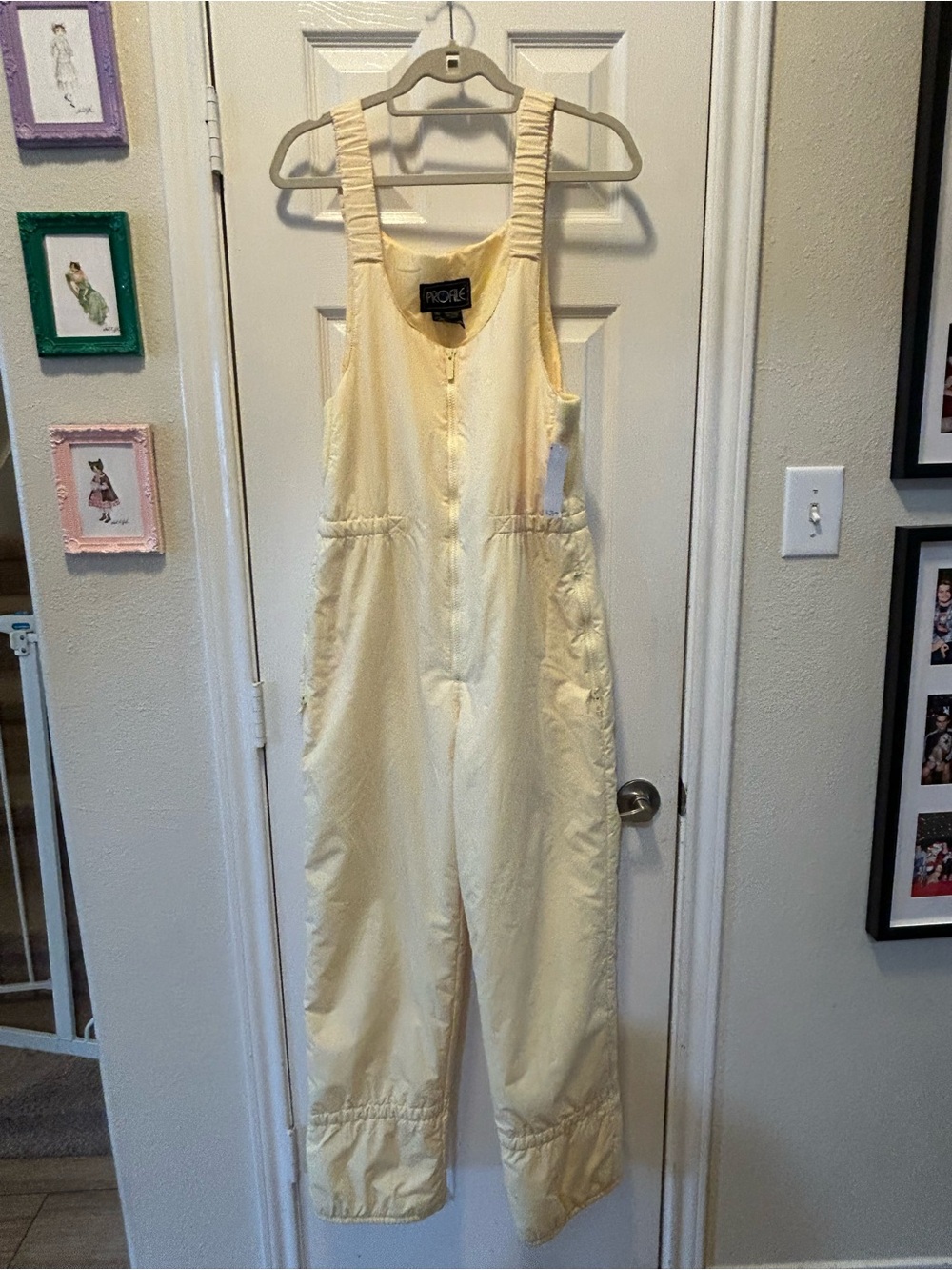 PROFILE Light Yellow Vintage Snow Suit
